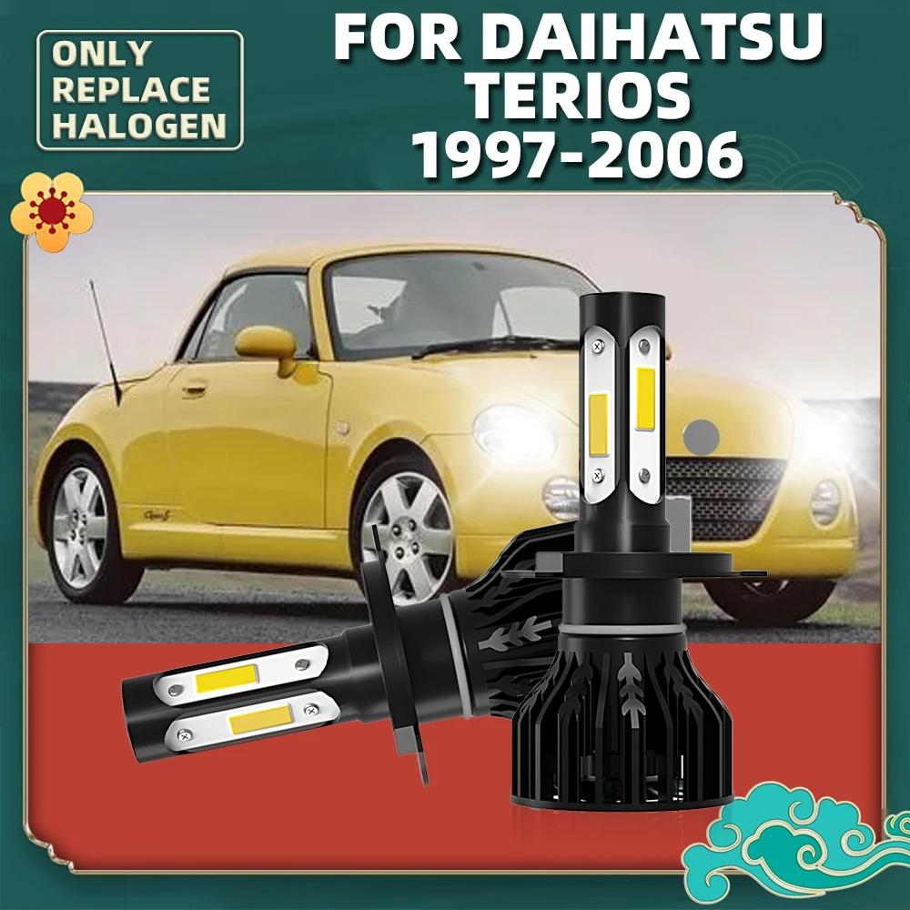 Светодиодные лампы для передних фар 12 В, передние фары 6000K для DAIHATSU Terios 1997 1998 1999 2000 2001 2002 2003 2004 2005
Светодиодные лампы для передних фар 12 В, передние фары 6000K для DAIHATSU Terios 1997 1998 1999 2000 2001 2002 2003 2004 2005