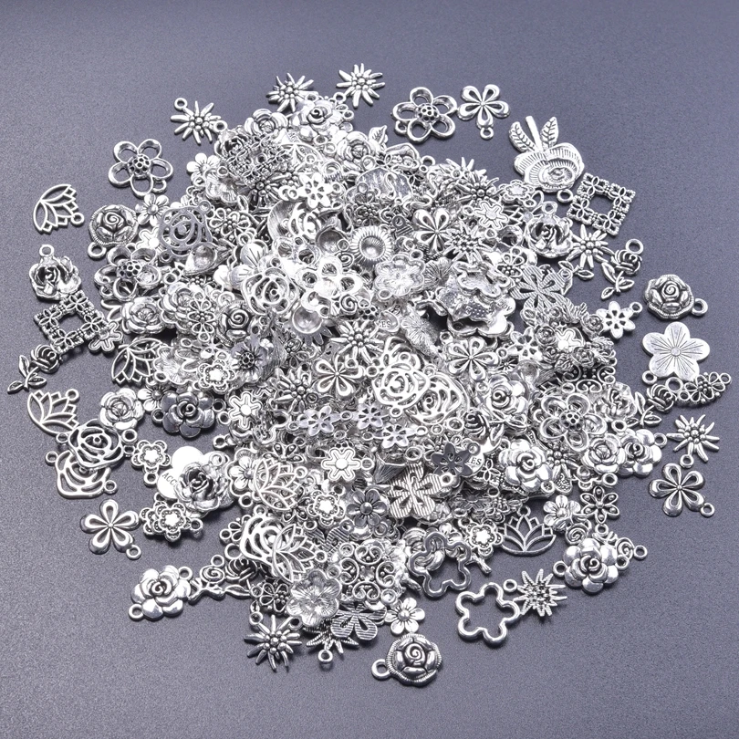 20pcs New Flower Charms Antique Silver Color Rose Sakura Charms Pendants Jewelry Making DIY Handmade Craft For Bracelet Making
20pcs New Flower Charms Antique Silver Color Rose Sakura Charms Pendants Jewelry Making DIY Handmade Craft For Bracelet Making