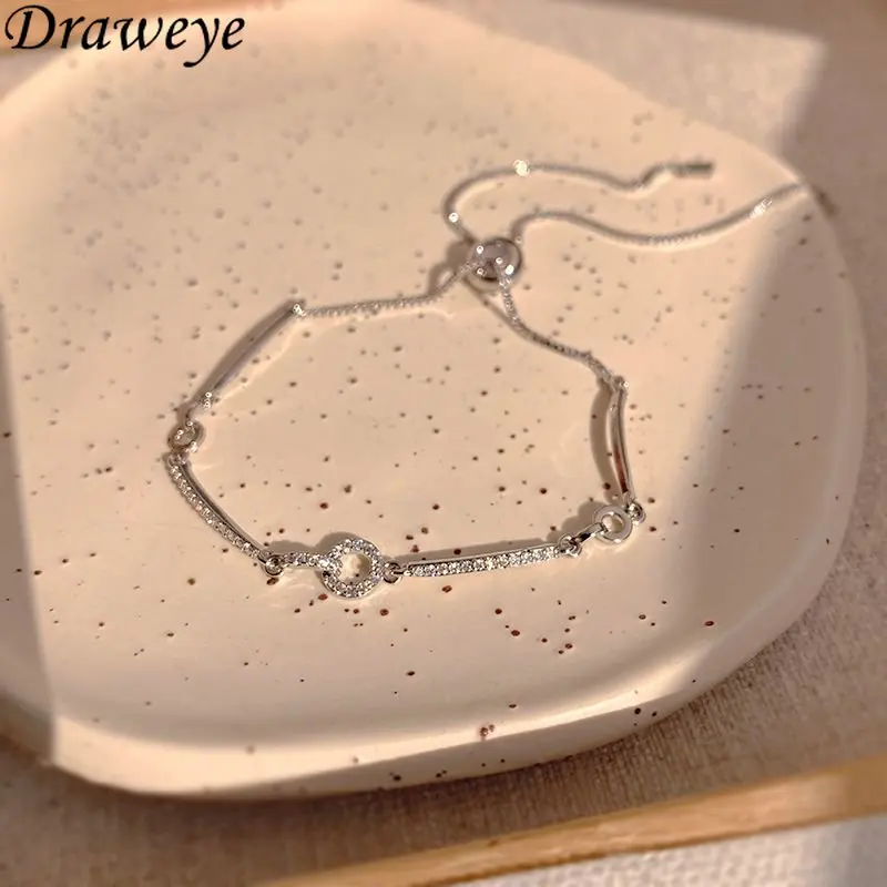 Draweye Korean Fashion Bracelet for Women Exquisite Sweet Circles Simple Vintage Jewelry Metal Shiny Geometric Bangles
Draweye Korean Fashion Bracelet for Women Exquisite Sweet Circles Simple Vintage Jewelry Metal Shiny Geometric Bangles