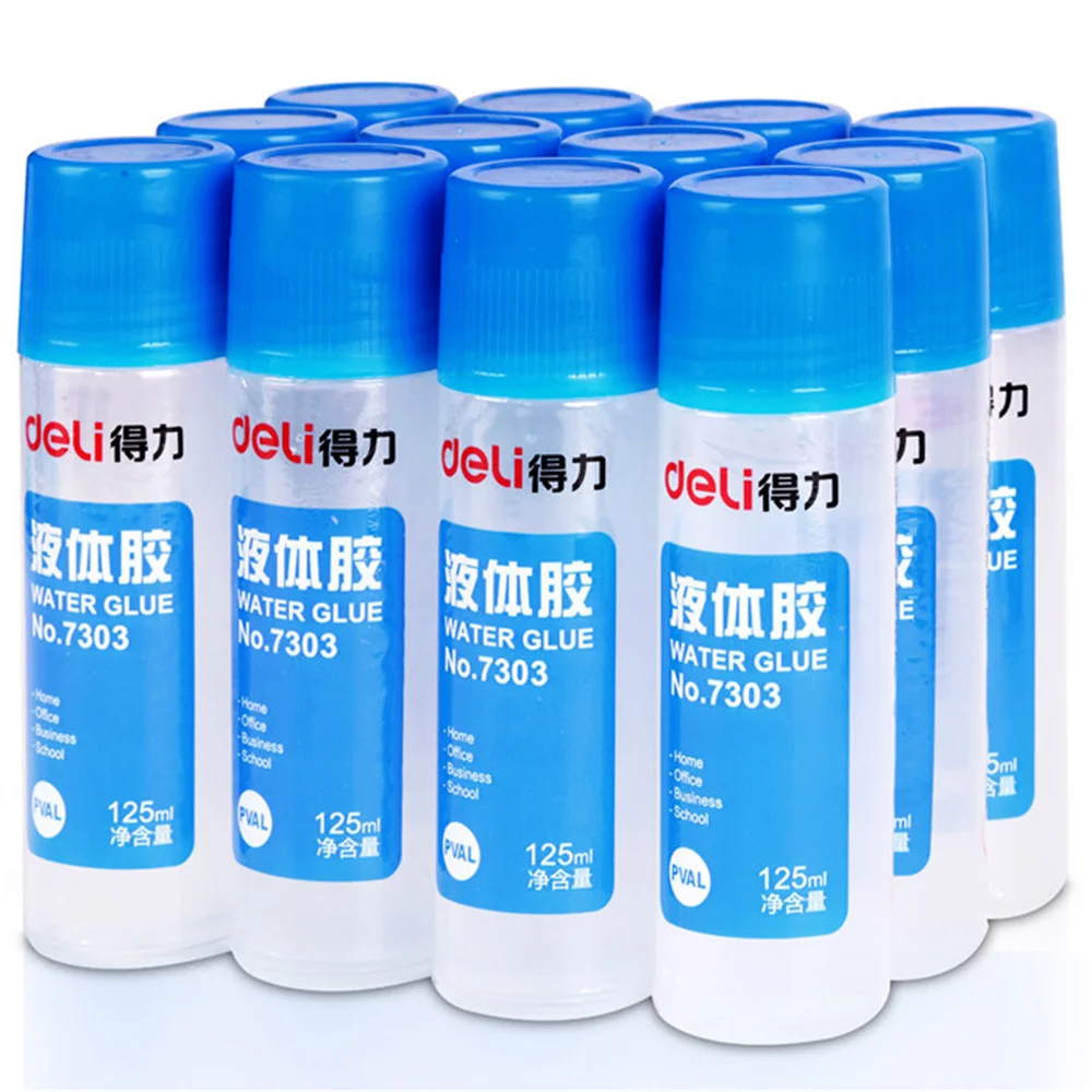 Deli 125ml PVAL Water Glue Children Student DIY Paper Crafts Superglue School Office Supply Home Liquid Adhesive Stationery
Deli 125ml PVAL Water Glue Children Student DIY Paper Crafts Superglue School Office Supply Home Liquid Adhesive Stationery