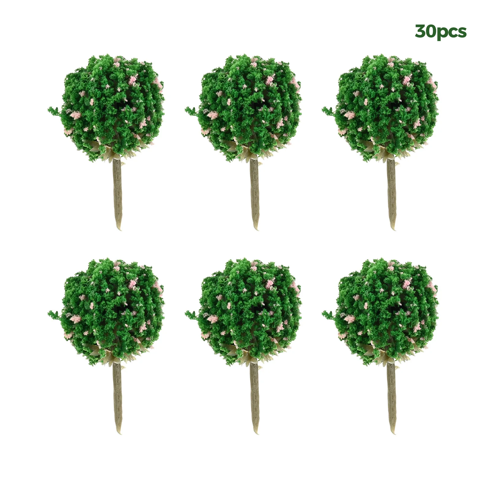 Миниатюрные модели деревьев, пластик, 30 шт.
Миниатюрные модели деревьев, пластик, 30 шт.