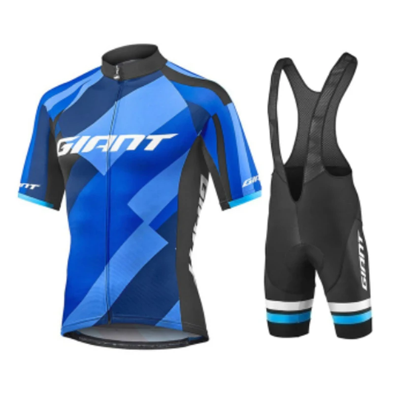 

2023 гигантский летний мужской комплект из Джерси с коротким рукавом, дышащая одежда для горных велосипедов, велосипедная одежда, быстросохнущая одежда для велоспорта