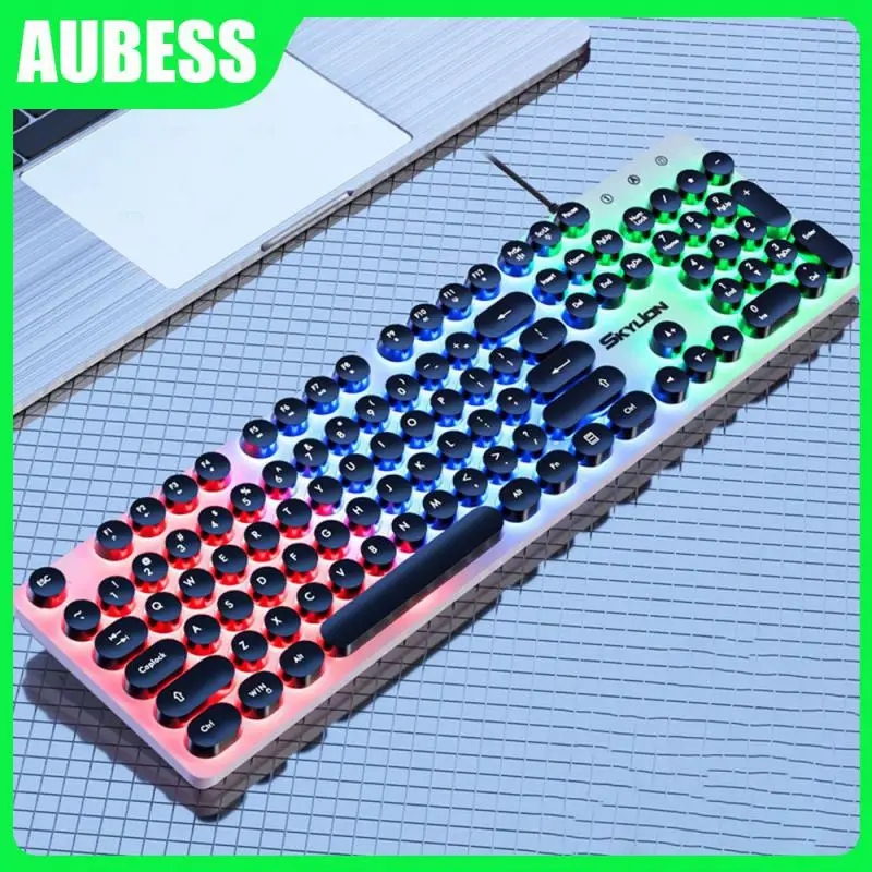 Mirror Craft Keyboard Number Of Buttons 104 Wired Illuminated Punk Keyboard Dust And Waterproof Mechanical Keyboard
Mirror Craft Keyboard Number Of Buttons 104 Wired Illuminated Punk Keyboard Dust And Waterproof Mechanical Keyboard