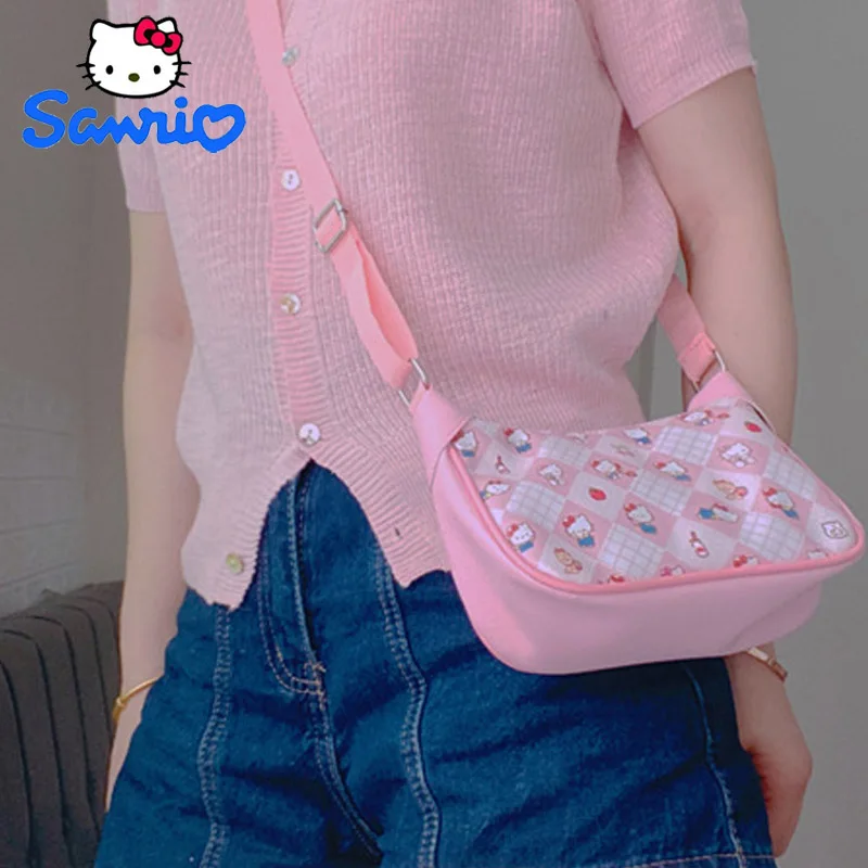 Sanrio HelloKitty Детская Сумка японская милая сумка через плечо Kuromi Mymelody для студентов детский подарок на день рождения
Sanrio HelloKitty Детская Сумка японская милая сумка через плечо Kuromi Mymelody для студентов детский подарок на день рождения