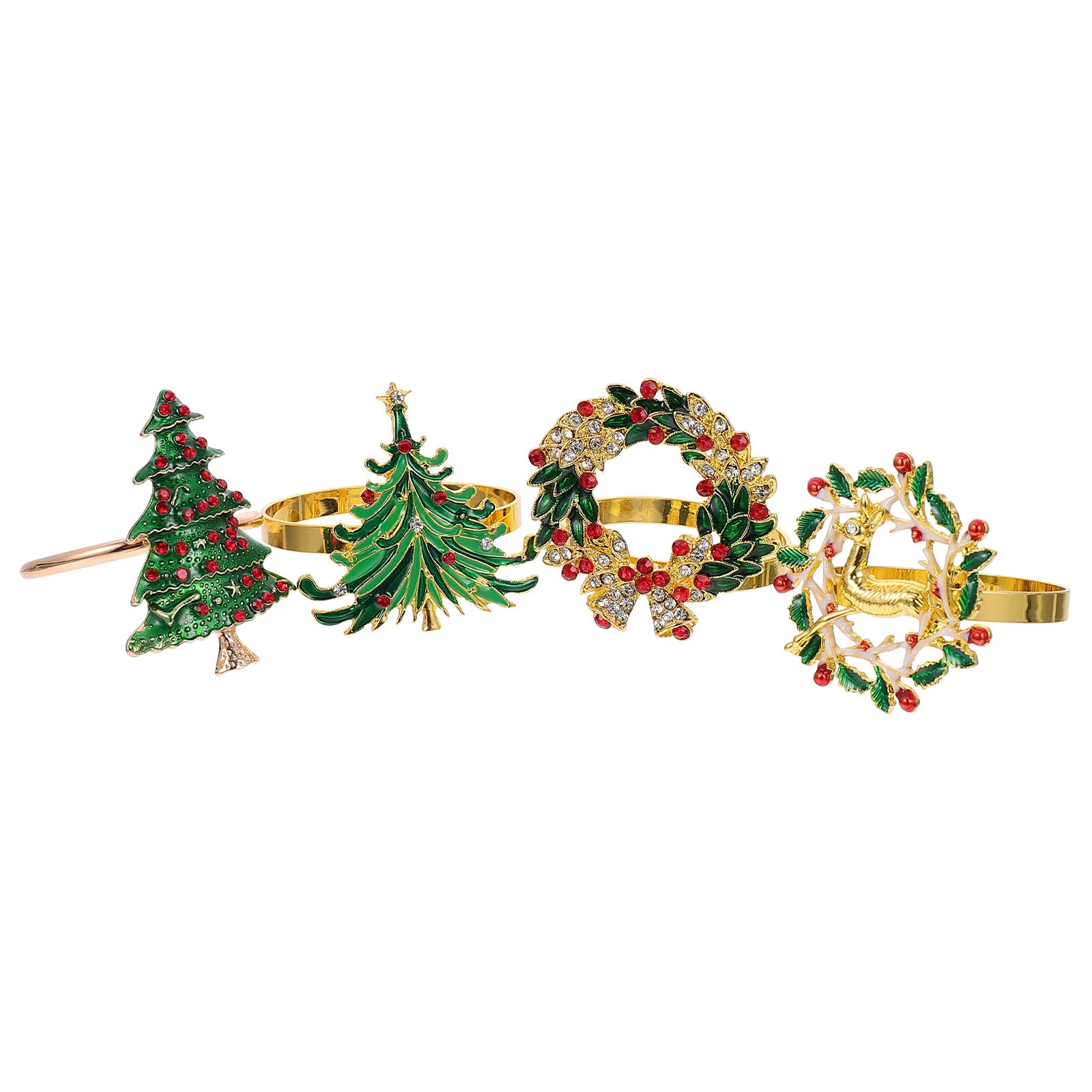 Napkin Ring Christmas Table Xmas Adornment Holder Rings Party Decor Buckle Clasps Holiday Tree Home Bridal Hotel Band
Napkin Ring Christmas Table Xmas Adornment Holder Rings Party Decor Buckle Clasps Holiday Tree Home Bridal Hotel Band
