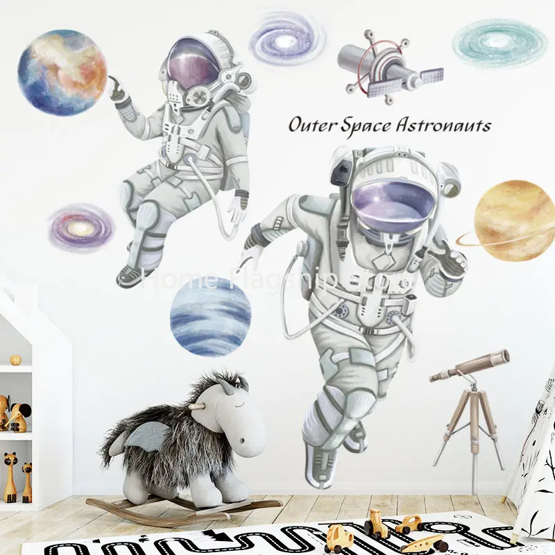 Space Astronaut Wall Sticker PVC Cartoon Wall Sticker Children's Room Kindergarten Removable Wall Decoration Home Decoration2023
Space Astronaut Wall Sticker PVC Cartoon Wall Sticker Children's Room Kindergarten Removable Wall Decoration Home Decoration2023