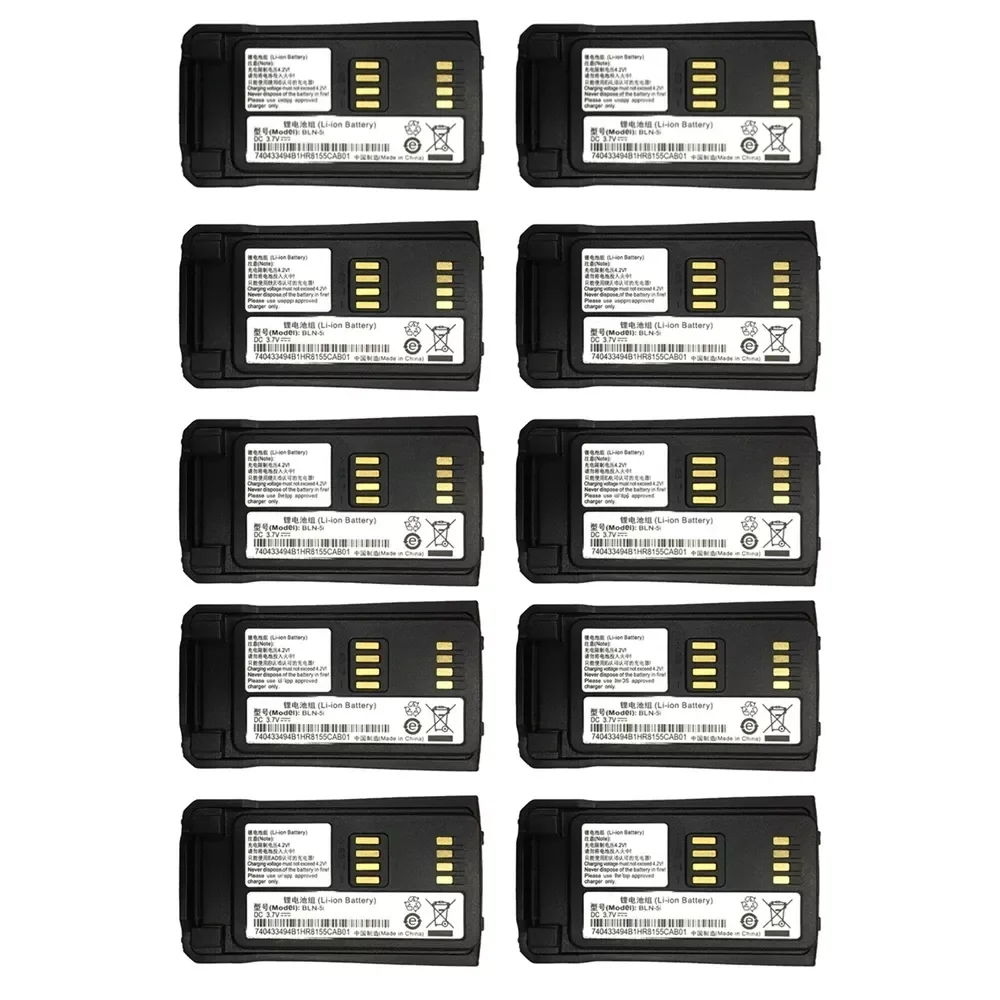 Ten Packs 3000mAh 3.7V 11.1Wh Lithium-Ion Battery for BLN-5i for EADS Airbus Cassidian TH9 THR9 THR9i THR9+ Tetra Radio BLN-6L
Ten Packs 3000mAh 3.7V 11.1Wh Lithium-Ion Battery for BLN-5i for EADS Airbus Cassidian TH9 THR9 THR9i THR9+ Tetra Radio BLN-6L