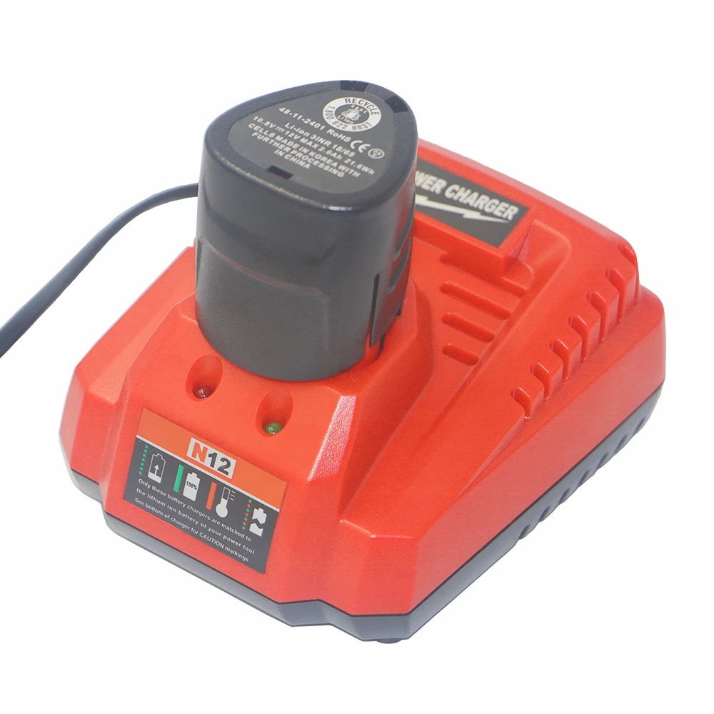 Replacement for MILWAUKEE M12 10.8-12V Battery Charger Electric Drill Accessories AU Plug Replacement Battery
Replacement for MILWAUKEE M12 10.8-12V Battery Charger Electric Drill Accessories AU Plug Replacement Battery