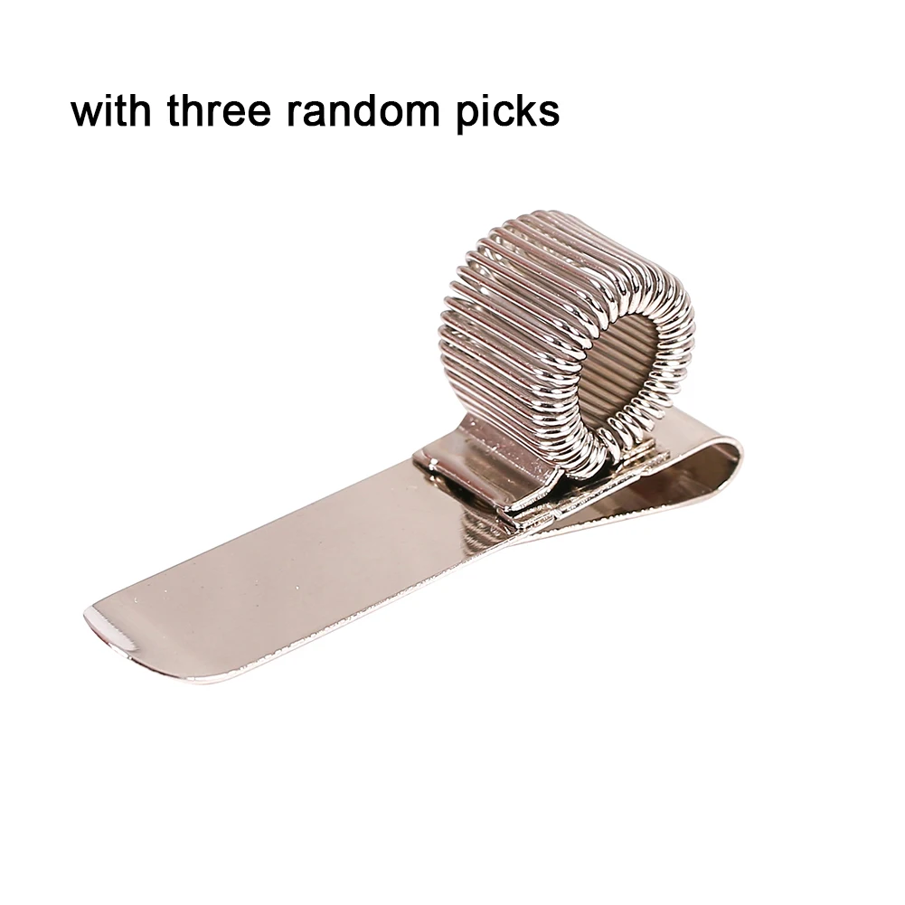 Particular Useful High Quality Brand New Duable Spring Pick Holder With 3x Picks Clip Guitar Lightweight Metal
Particular Useful High Quality Brand New Duable Spring Pick Holder With 3x Picks Clip Guitar Lightweight Metal