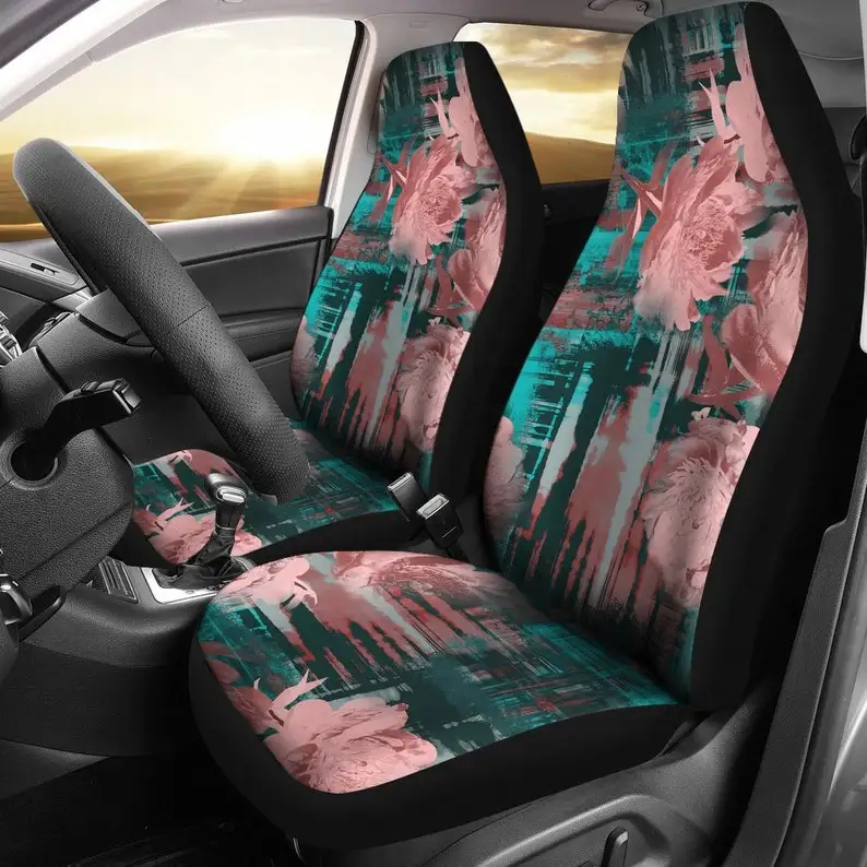 Pink Turquoise Abstract Art Car Seat Covers Pair, 2 Front Seat Covers, Car Seat Protector, Car Accessories
Pink Turquoise Abstract Art Car Seat Covers Pair, 2 Front Seat Covers, Car Seat Protector, Car Accessories