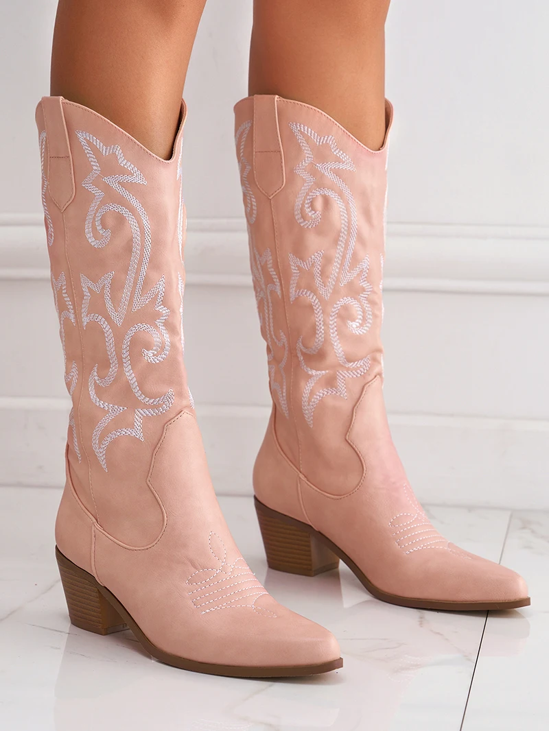 Women's Western Cowboy Sewing Floral Boots 2023 Flowers Embroidery Dress Cowgirl Women's Shoes
Women's Western Cowboy Sewing Floral Boots 2023 Flowers Embroidery Dress Cowgirl Women's Shoes
