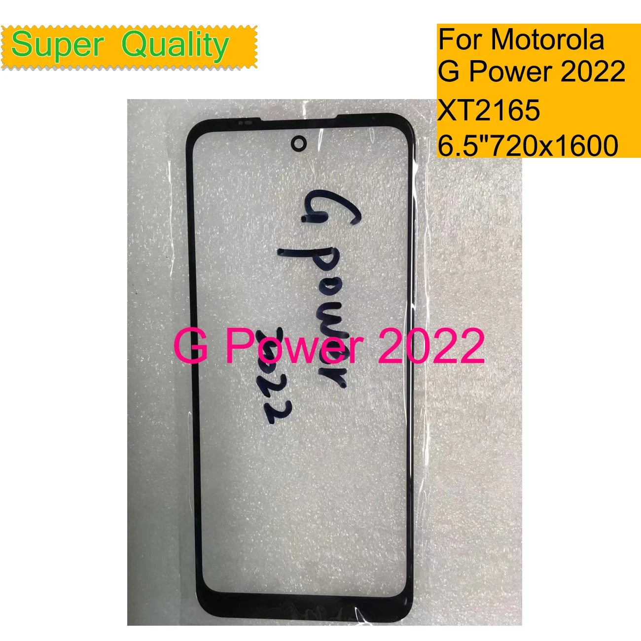 10 шт./лот для Motorola Moto G Power 2022 XT2165 сенсорный экран передняя внешняя стеклянная