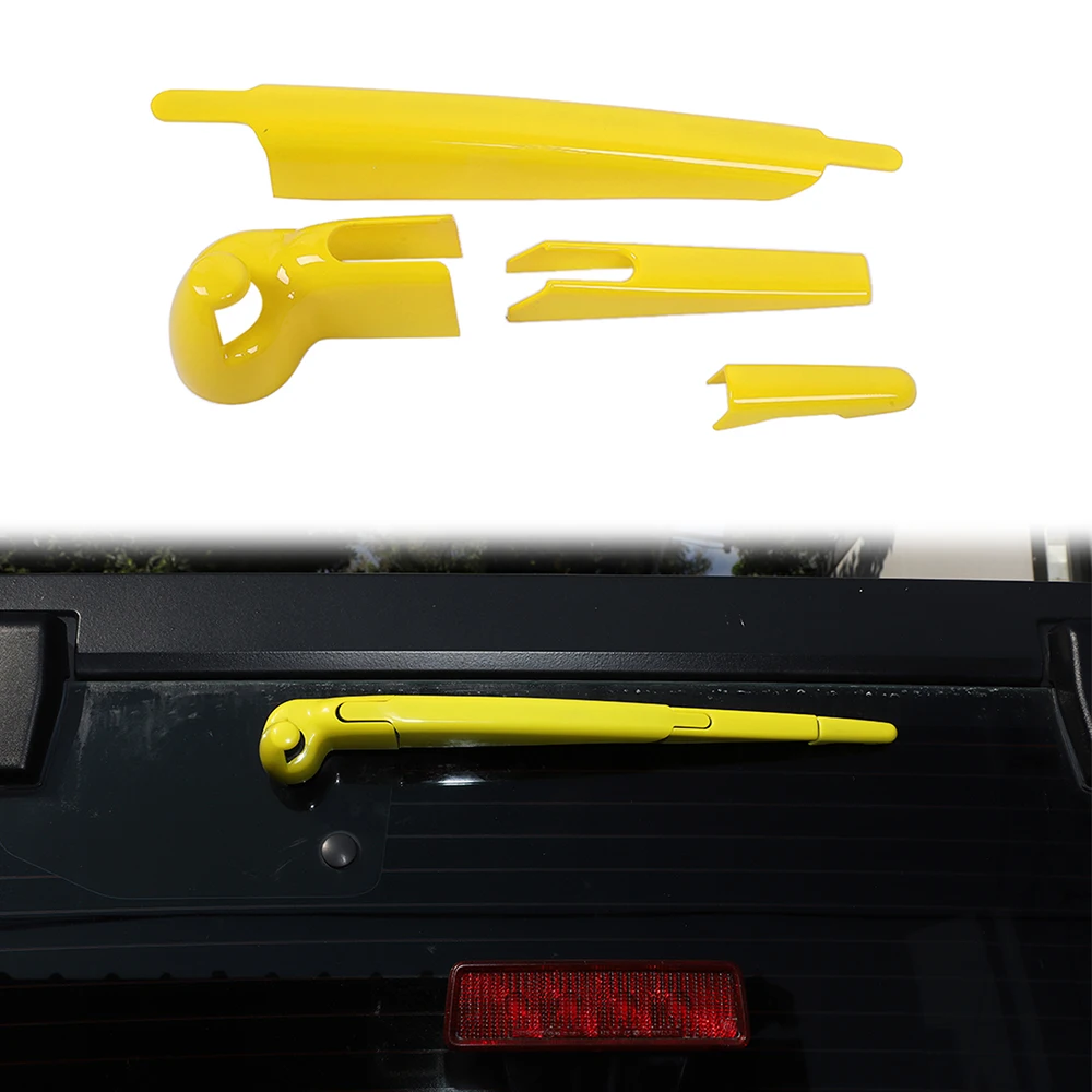 ABS 4Pcs Rear Windshield Rain Wiper Decoration Cover Trim for Jeep Wrangler JK 2007-2015 2016 2017 Car Exterior Accessories
ABS 4Pcs Rear Windshield Rain Wiper Decoration Cover Trim for Jeep Wrangler JK 2007-2015 2016 2017 Car Exterior Accessories