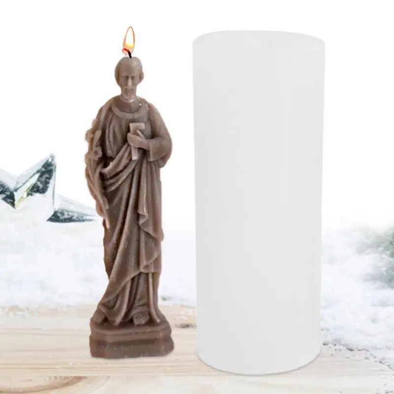 Jesus Candle Mold Organic Silicone Easter Jesus Mold 3D Resin Molds God Savior Western God Modeling for Candles Chocolate Cake
Jesus Candle Mold Organic Silicone Easter Jesus Mold 3D Resin Molds God Savior Western God Modeling for Candles Chocolate Cake