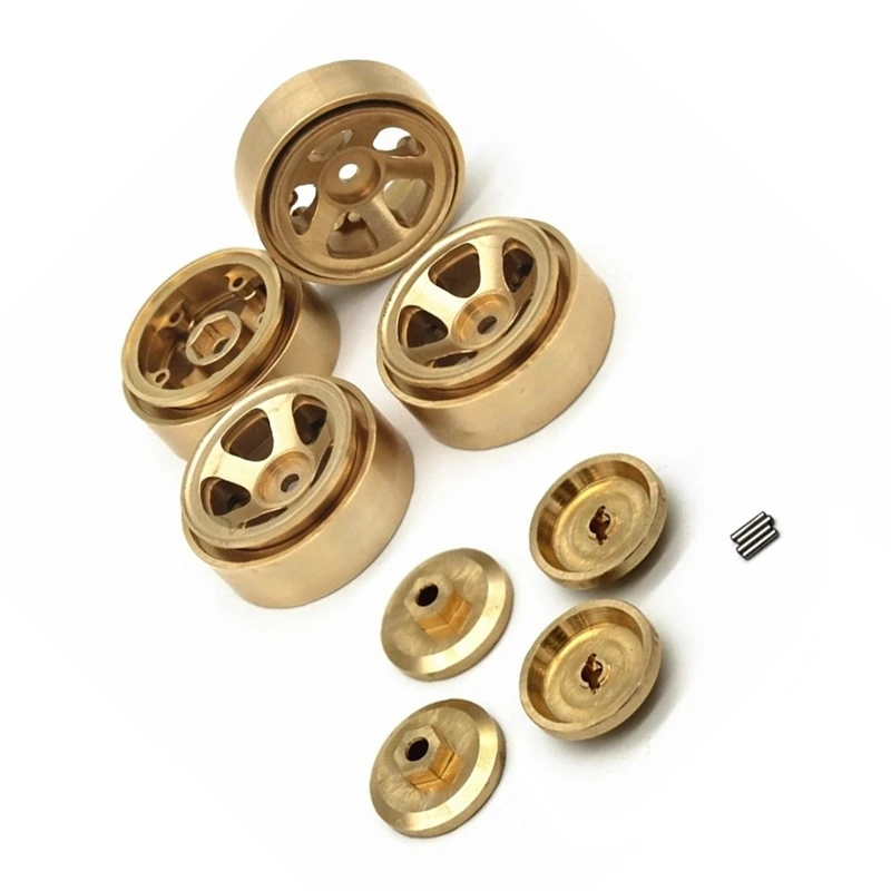 Brass Wheel Rim And Hex Adapter Counterweight For 1/18 FMS EAZYRC Rochobby Toyota FJ Cruiser Katana RC Car Upgrade Parts
Brass Wheel Rim And Hex Adapter Counterweight For 1/18 FMS EAZYRC Rochobby Toyota FJ Cruiser Katana RC Car Upgrade Parts