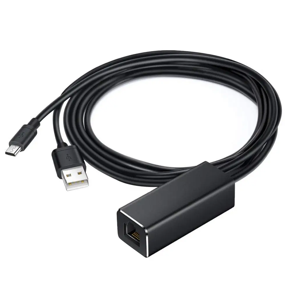 2 в 1 сетевой адаптер Micro USB Ethernet кабель для Chromecast Fire TV Stick
2 в 1 сетевой адаптер Micro USB Ethernet кабель для Chromecast Fire TV Stick