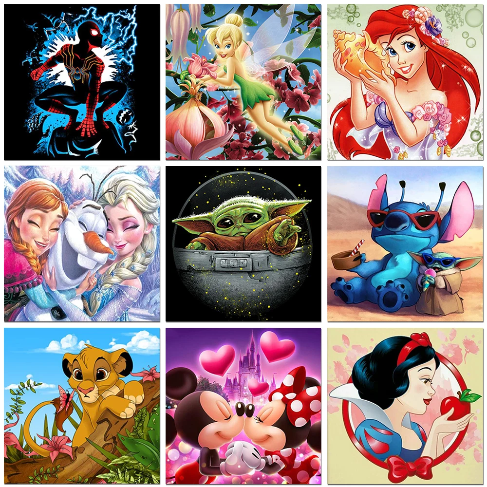 DIY Diamond Painting Cross Stitch Disney Lilo Stitch Nani Round Drill Diamond Embroidery Mosaic Christmas Minnie Mickey Gift
DIY Diamond Painting Cross Stitch Disney Lilo Stitch Nani Round Drill Diamond Embroidery Mosaic Christmas Minnie Mickey Gift