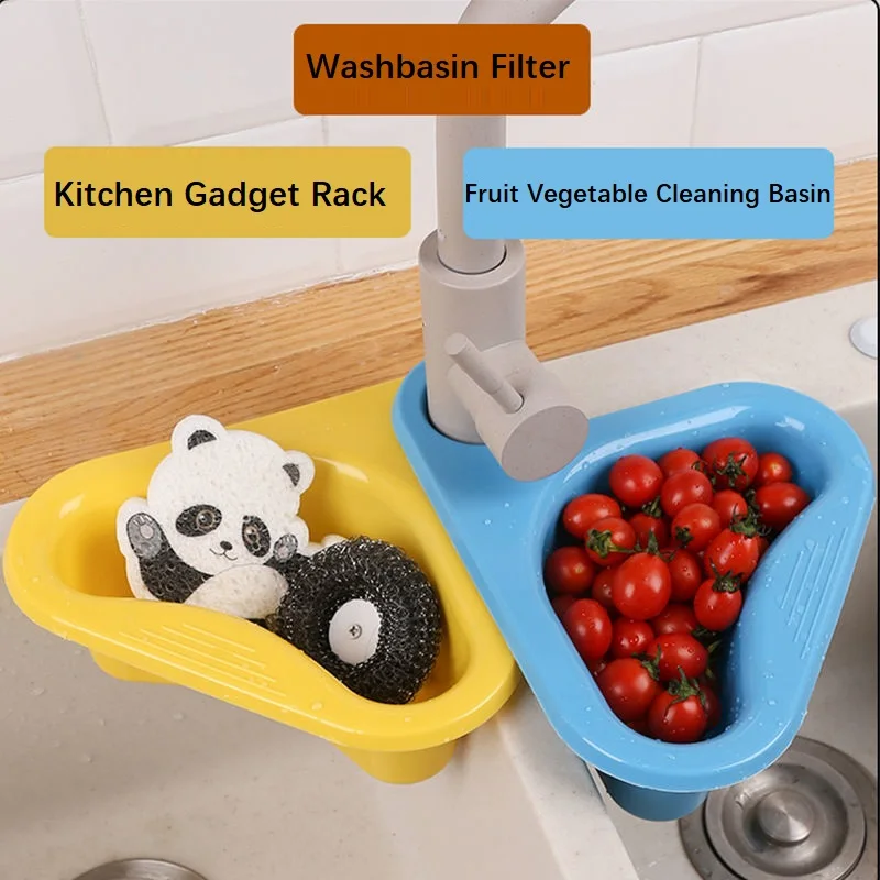 Kitchen Gadget Storage Rack Plastic Drain Basket Triangular Sink Drainer Fruit Waste Filter Multi-function Strainer Holder Bowl
Kitchen Gadget Storage Rack Plastic Drain Basket Triangular Sink Drainer Fruit Waste Filter Multi-function Strainer Holder Bowl