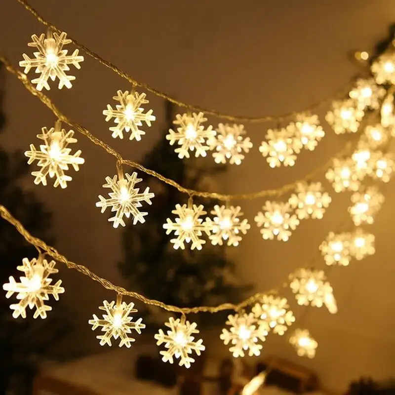 HMTX 6m, 40LED, Christmas Snowflake Lights, Christmas Tree Decorations, Garden Arrangement, Snowflake String Lights
HMTX 6m, 40LED, Christmas Snowflake Lights, Christmas Tree Decorations, Garden Arrangement, Snowflake String Lights