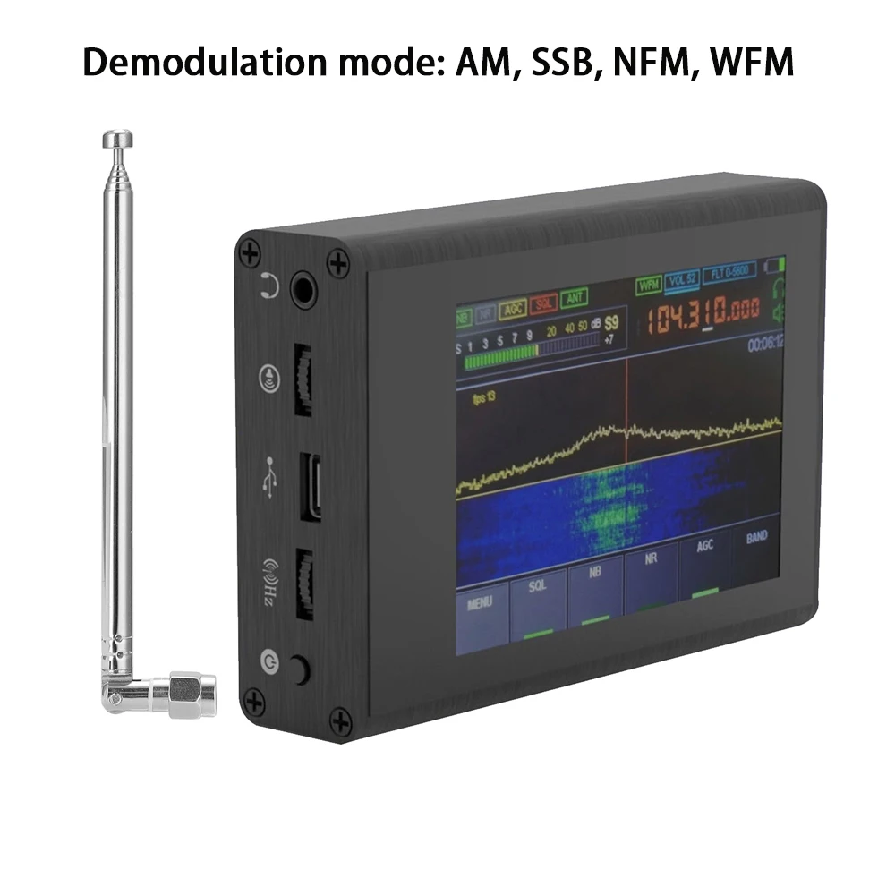 50KHz-200MHz Malachite SDR Shortwave Radio Noise Rreduction Software Defined Radio Receiver with 3.5 Inch Touching Screen
50KHz-200MHz Malachite SDR Shortwave Radio Noise Rreduction Software Defined Radio Receiver with 3.5 Inch Touching Screen