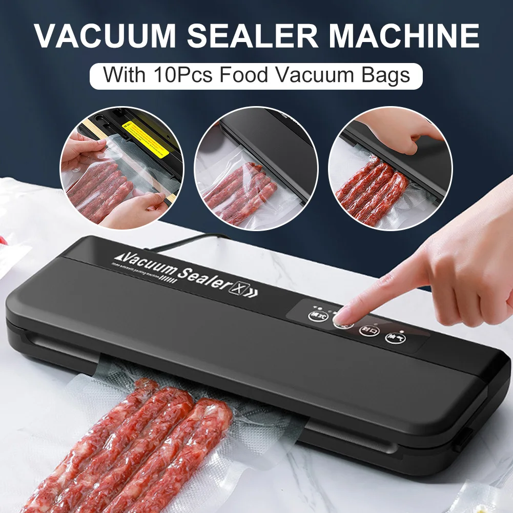 Electric Vacuum Sealer Packaging Machine Food Packing Machine Household Kitchen Sealing Packaging Machine Kitchen Gadgets
Electric Vacuum Sealer Packaging Machine Food Packing Machine Household Kitchen Sealing Packaging Machine Kitchen Gadgets