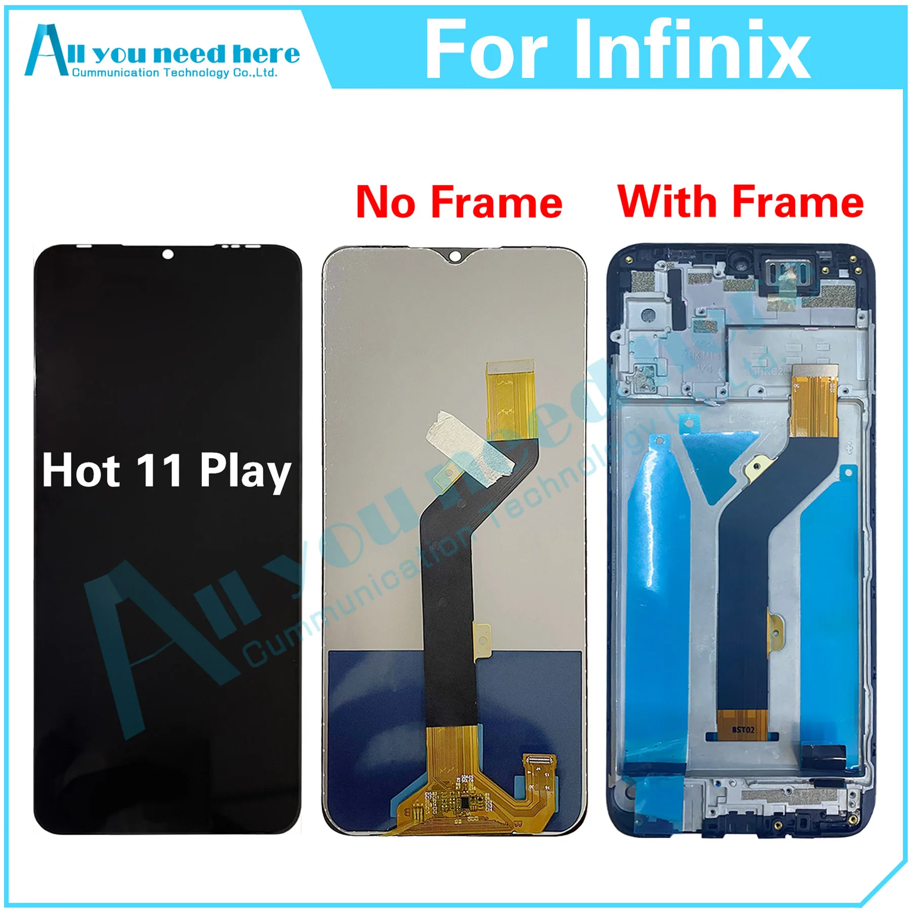100% Test AAA For Infinix Hot 11 Play LCD Display Touch Screen Digitizer Assembly Repair Parts Replacement
100% Test AAA For Infinix Hot 11 Play LCD Display Touch Screen Digitizer Assembly Repair Parts Replacement