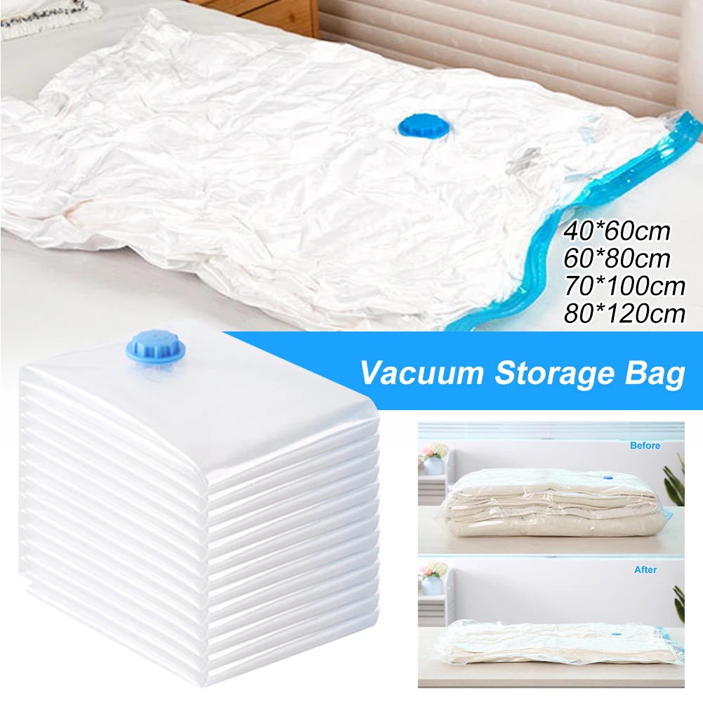 Vacuum Storage Bag Space Saving Seal Compression Bag Airtight Seal Bag for Beddings Clothes Quilts Comforters Wardrobe Organizer
Vacuum Storage Bag Space Saving Seal Compression Bag Airtight Seal Bag for Beddings Clothes Quilts Comforters Wardrobe Organizer