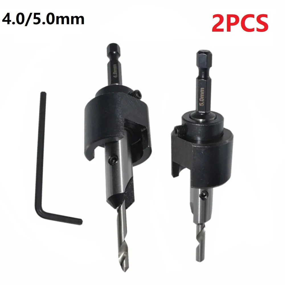 4mm/5mm 45# Carbon Steel Countersink Drill Woodworking Drill Bit Set Drilling Pilot Holes For Drilling In The Hard Wood Screw
4mm/5mm 45# Carbon Steel Countersink Drill Woodworking Drill Bit Set Drilling Pilot Holes For Drilling In The Hard Wood Screw