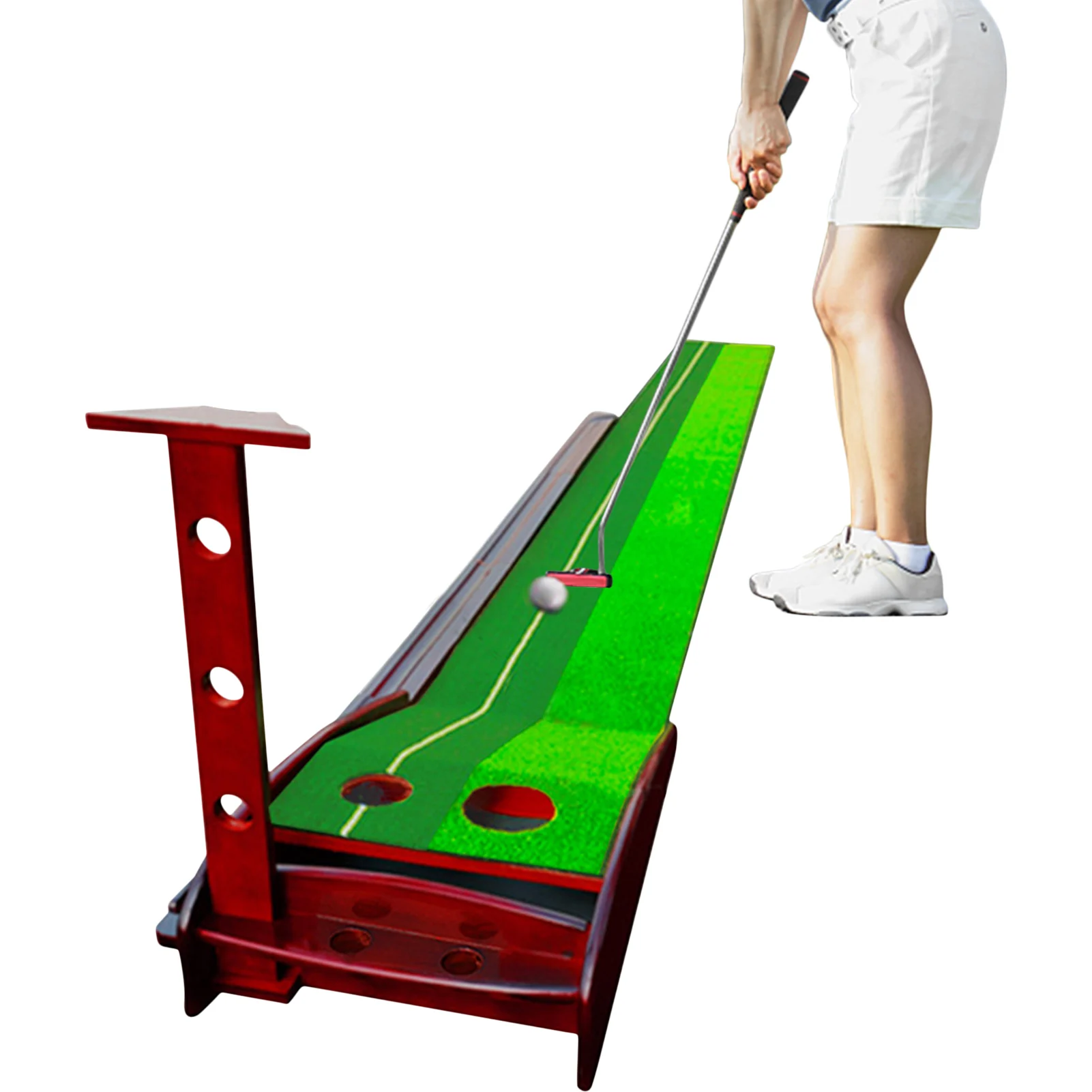 Solid Wooden Golf Putting Pad Portable Easy To Use Golf Fairway Automatic Ball Return System Solid Wooden Golf Putting Green Pad
Solid Wooden Golf Putting Pad Portable Easy To Use Golf Fairway Automatic Ball Return System Solid Wooden Golf Putting Green Pad