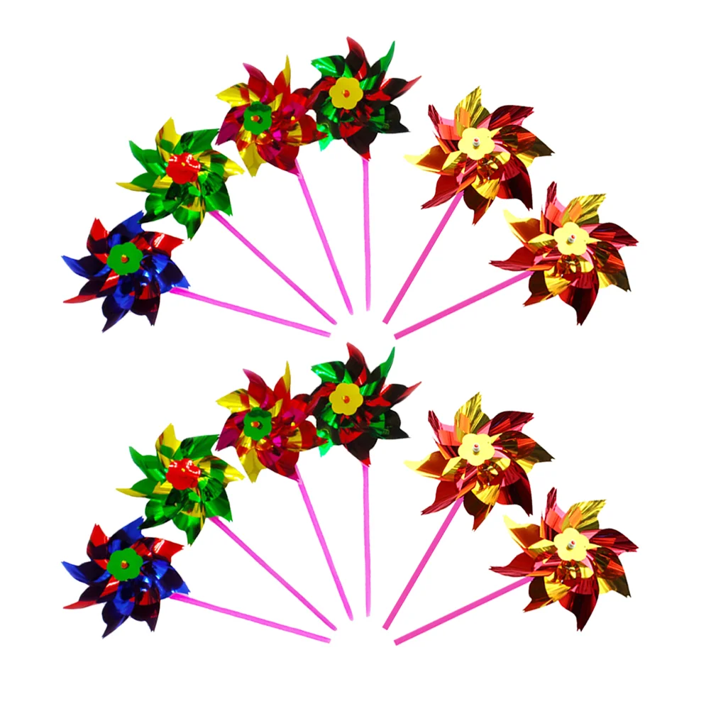 12pcs Small Pinwheel Rainbow Pinwheel Sparkly Pinwheel Kids Christmas Party Wind Wills for Garden ( )
12pcs Small Pinwheel Rainbow Pinwheel Sparkly Pinwheel Kids Christmas Party Wind Wills for Garden ( )