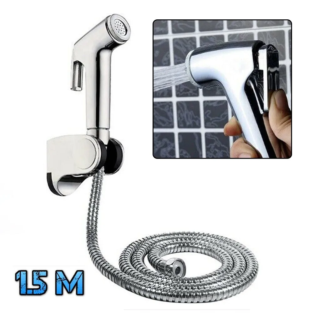 Handheld Toilet Bidet Faucet Sprayer Set Toilet Sprinkler Spray Gun Shower Nozzle Hose Self Cleaning Bathroom Sprayer Accessory
Handheld Toilet Bidet Faucet Sprayer Set Toilet Sprinkler Spray Gun Shower Nozzle Hose Self Cleaning Bathroom Sprayer Accessory