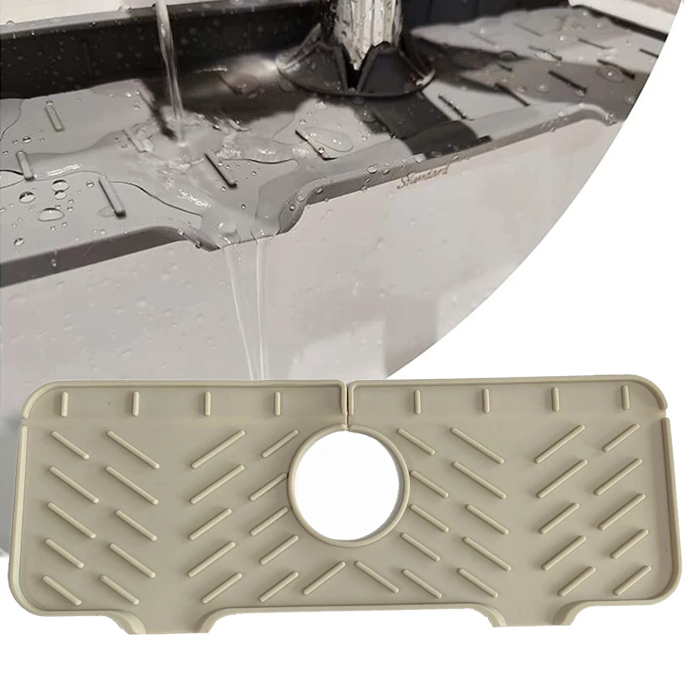 Silicone Sink Splash Guard Kitchen Faucet Absorbent Mat Silicone Faucet Splash Catcher Countertop Protector Bathroom Accessories
Silicone Sink Splash Guard Kitchen Faucet Absorbent Mat Silicone Faucet Splash Catcher Countertop Protector Bathroom Accessories