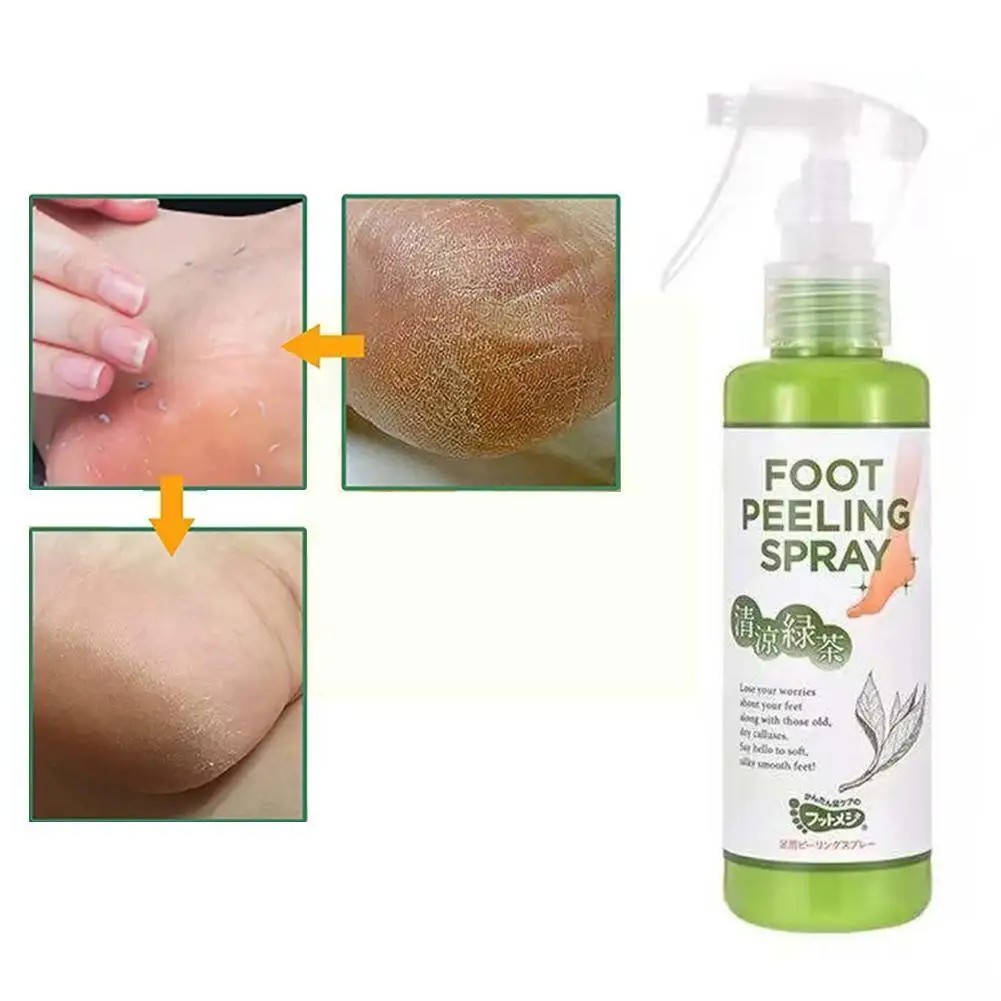 110ml Foot Peeling Spray Green Tea Natural Acid Essence Pedicure Hands Dead Skin Exfoliator Whitening Foot Care For Baby,ad G1q7
110ml Foot Peeling Spray Green Tea Natural Acid Essence Pedicure Hands Dead Skin Exfoliator Whitening Foot Care For Baby,ad G1q7