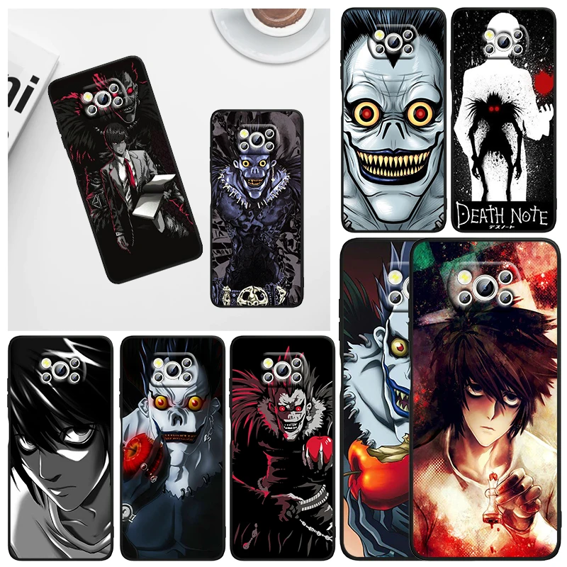Anime Death Note Comic Phone Case For Xiaomi Mi Poco X5 X4 X3 NFC F4 F3 GT M5 S M4 M3 M2 C50 Pro C3 5G Black Cover
Anime Death Note Comic Phone Case For Xiaomi Mi Poco X5 X4 X3 NFC F4 F3 GT M5 S M4 M3 M2 C50 Pro C3 5G Black Cover