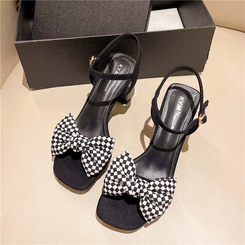2023 New Women Summer Sandals Fairy Wind Korean Pumps Ladies Bow High Heels Shoes Summer Party Dress Peep Toe Sandals Shoes
2023 New Women Summer Sandals Fairy Wind Korean Pumps Ladies Bow High Heels Shoes Summer Party Dress Peep Toe Sandals Shoes