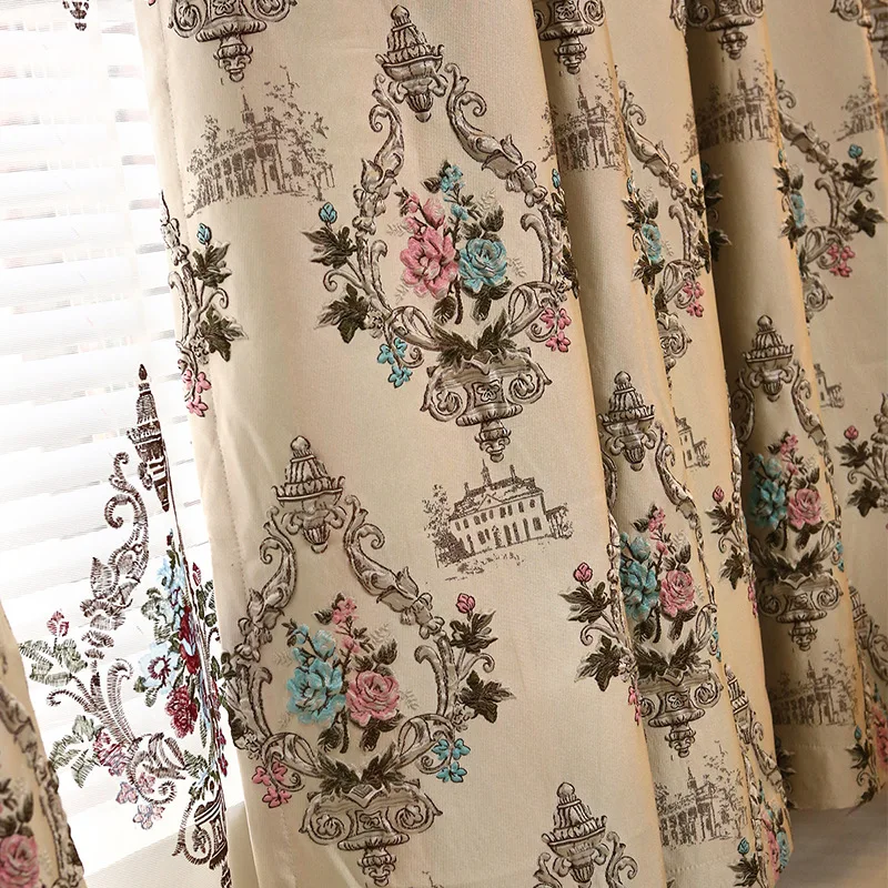 European High-grade Shading High-precision 3D Relief Jacquard Curtains For Living Dining Room Bedroom.
European High-grade Shading High-precision 3D Relief Jacquard Curtains For Living Dining Room Bedroom.
