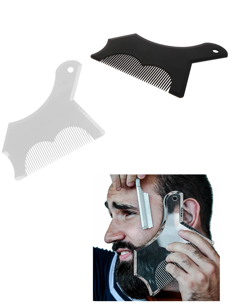 Mens Beard Shaping Tool Template Facial Hair Guide Shaper Inbuilt Comb Trimming Beard Shaping Tool
Mens Beard Shaping Tool Template Facial Hair Guide Shaper Inbuilt Comb Trimming Beard Shaping Tool