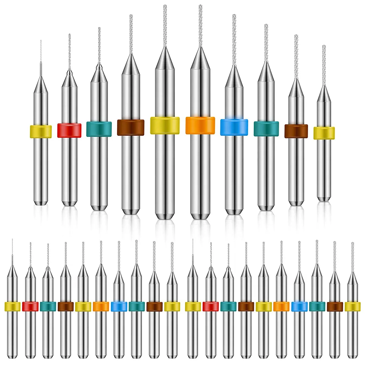 PCB Drill Bit 0.3mm to 1.2mm PCB Mini Drill Bit Tungsten Steel Carbide for Print Circuit Board CNC Drill Bits Machine
PCB Drill Bit 0.3mm to 1.2mm PCB Mini Drill Bit Tungsten Steel Carbide for Print Circuit Board CNC Drill Bits Machine