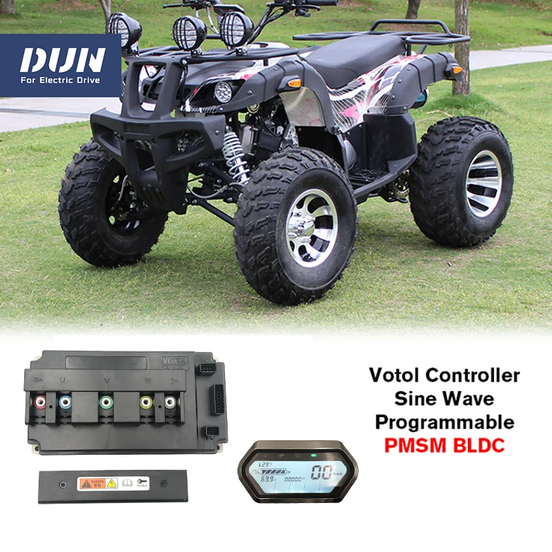 VOTOL Sine Wave BLDC Controller EM150 72470S 180A 4KW For QS Hub Mid-Drive Spoke Motor with LCD One-Line Speedometer
VOTOL Sine Wave BLDC Controller EM150 72470S 180A 4KW For QS Hub Mid-Drive Spoke Motor with LCD One-Line Speedometer