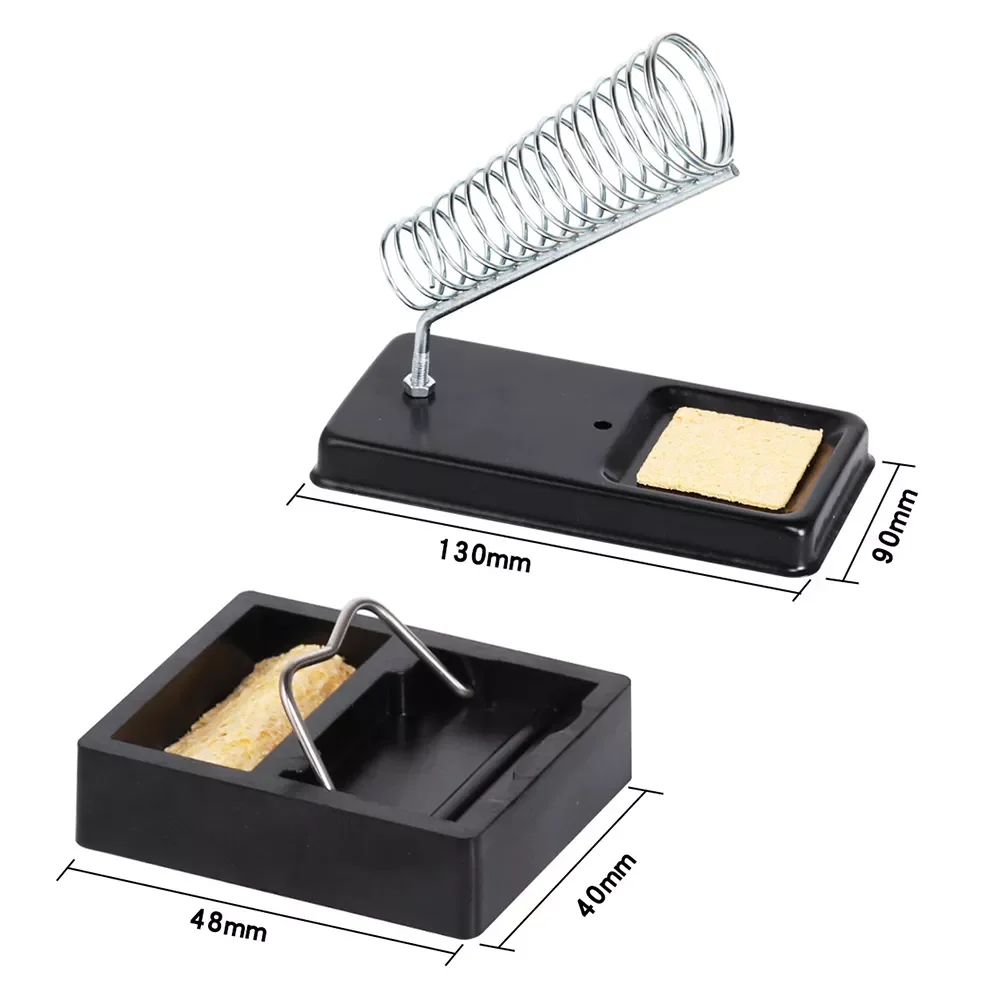 Soldering Iron Holder Repair Tool with 10/20Pcs Solder Cleaning Sponge Soldering Iron Bracket Stand Welding Accessories
Soldering Iron Holder Repair Tool with 10/20Pcs Solder Cleaning Sponge Soldering Iron Bracket Stand Welding Accessories