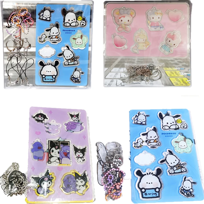Sanrios Hellokittys Kuromi Pachacco Anime Cartoon Cute Kawaii Pendant Assembly Girlfriend Keychain Children Birthday Gift
Sanrios Hellokittys Kuromi Pachacco Anime Cartoon Cute Kawaii Pendant Assembly Girlfriend Keychain Children Birthday Gift