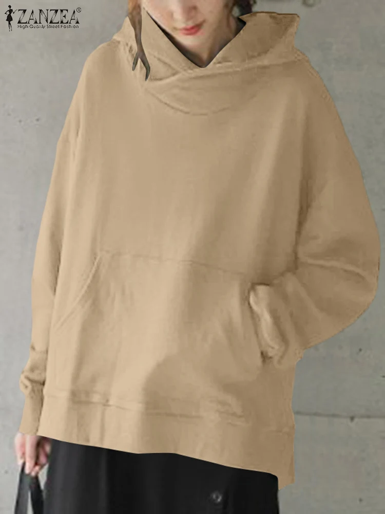 Fashion Patchwork Hoodies Women Hooded Sweatshirts ZANZEA 2022 Casual Long Sleeve Pullovers Female Front Pockets Tops Oversized
Fashion Patchwork Hoodies Women Hooded Sweatshirts ZANZEA 2022 Casual Long Sleeve Pullovers Female Front Pockets Tops Oversized