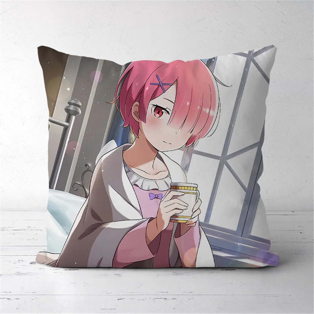 Двусторонняя Подушка с рисунком Re Zero Kara Hajimeru Isekai Seikatsu Ram Anime чехол для подушки 291
Двусторонняя Подушка с рисунком Re Zero Kara Hajimeru Isekai Seikatsu Ram Anime чехол для подушки 291