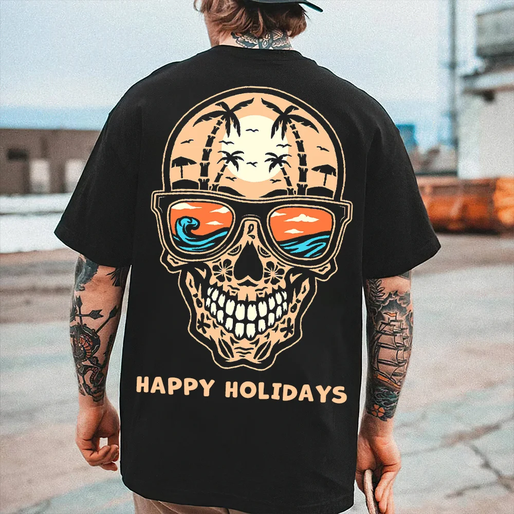 2023 Skull Men's T-shirts 3D Printed Skeleton Short Sleeve Tops Street Hip Hop Biker T Shirt Oversized Tees Shirt Men’s Clothing
2023 Skull Men's T-shirts 3D Printed Skeleton Short Sleeve Tops Street Hip Hop Biker T Shirt Oversized Tees Shirt Men’s Clothing