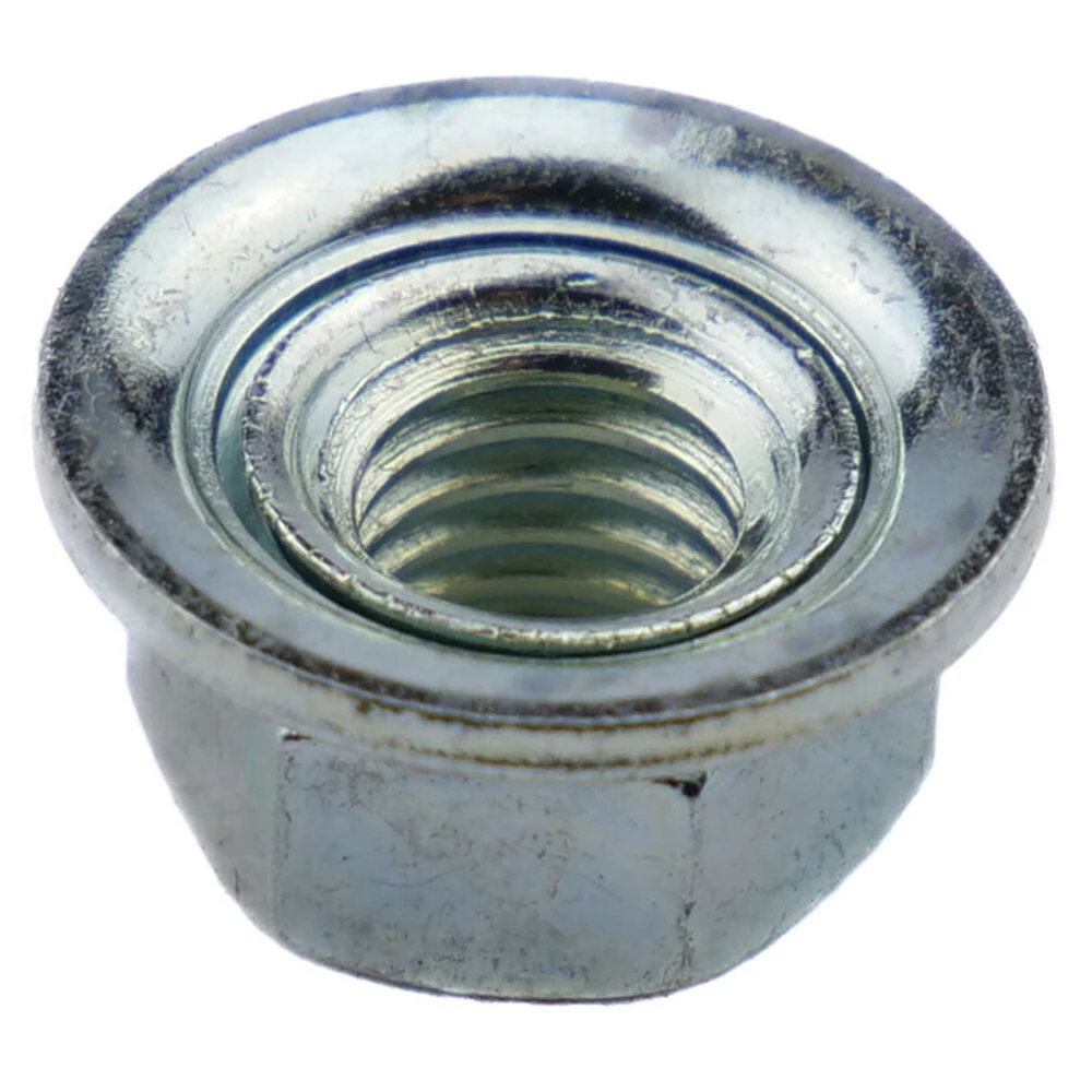 

M8x1.25 LH Left Hand Thread Flanged Blade Screw Nut For Trimmer Brushcutter 55023 Durable Replacement Garden Tools Parts