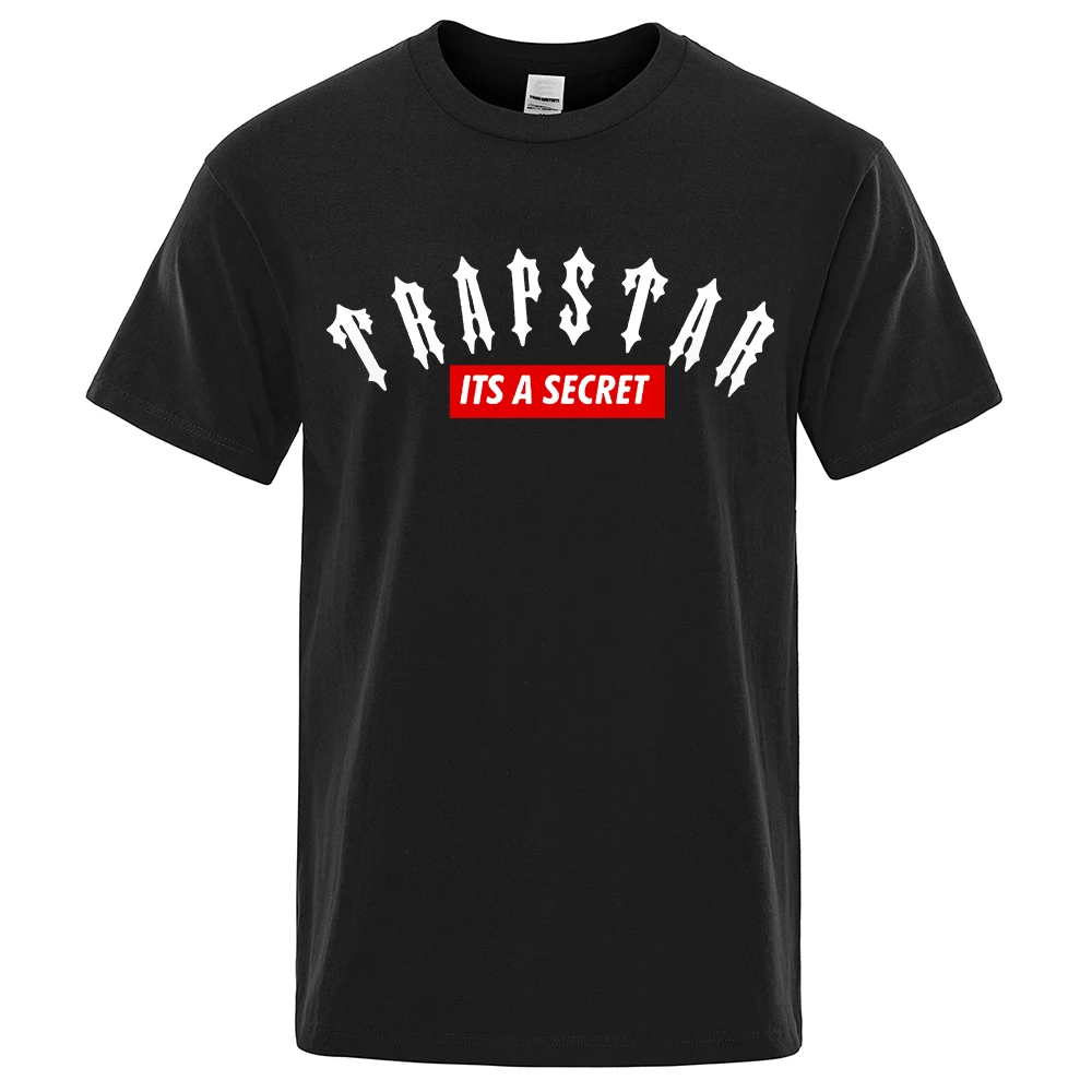 

Trapstar London Co-Branded Short Sleeve Men Harajuku Oversize T-Shirt Fashion Tee Clothes T Shirts Breathable Cotton T-Shirts
