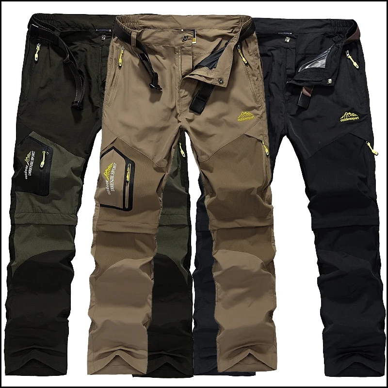 Spring Summer Men Trousers Fashion Quick-drying Outdoors Sport Detachable Pants Men Casual Pants Hiking Climbing Cargo Pants
Spring Summer Men Trousers Fashion Quick-drying Outdoors Sport Detachable Pants Men Casual Pants Hiking Climbing Cargo Pants