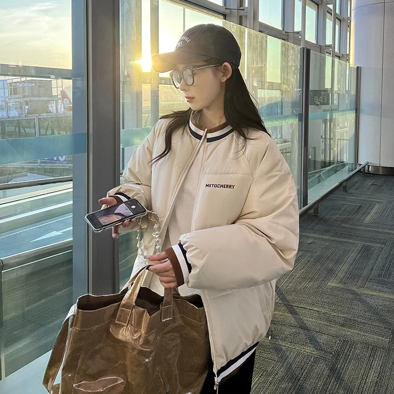 Women Beige Down Jackets Parka Winter Short Outerwear Fashion Leisure Duck Down Cotton Thickening Warm New Female Loose Coat
Women Beige Down Jackets Parka Winter Short Outerwear Fashion Leisure Duck Down Cotton Thickening Warm New Female Loose Coat