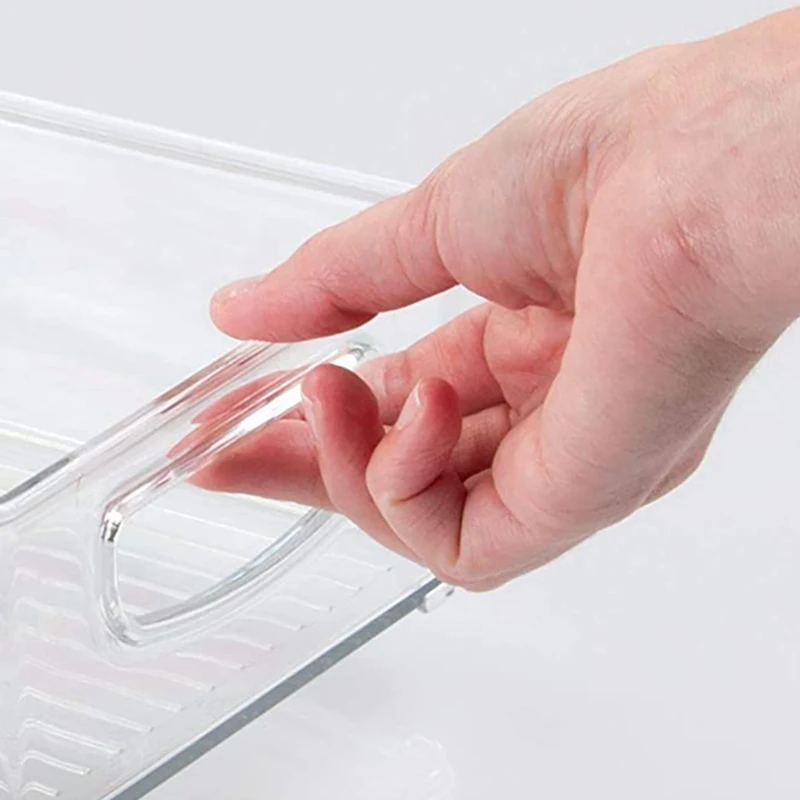 4Pcs Plastic Kitchen Pantry Cabinet,Refrigerator Or Freezer Food Or Book Storage Bins With Handles-Organizer For Snacks
4Pcs Plastic Kitchen Pantry Cabinet,Refrigerator Or Freezer Food Or Book Storage Bins With Handles-Organizer For Snacks