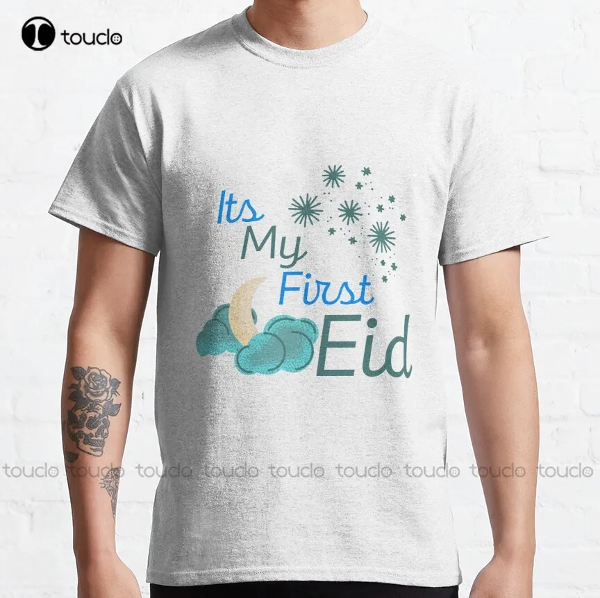 Это моя первая Классическая футболка Eid Ul Fiter, большая и стандартная Мужская футболка с индивидуальным подарком и цифровой печатью, рубашки ...
Это моя первая Классическая футболка Eid Ul Fiter, большая и стандартная Мужская футболка с индивидуальным подарком и цифровой печатью, рубашки ...